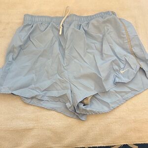 Nike Women's Light Blue Athletic Shorts